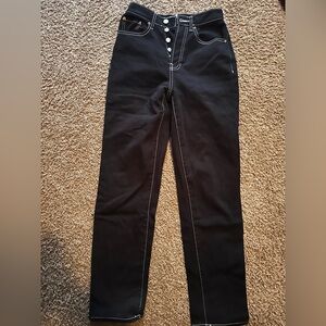 PACSUN Black Carpenter Jeans, Size: 23